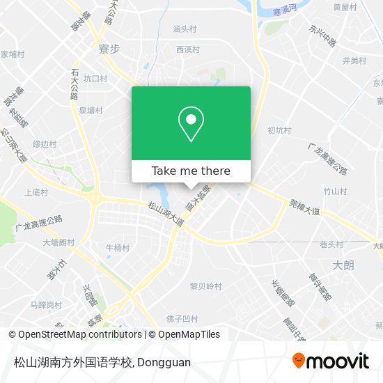 松山湖南方外国语学校 map