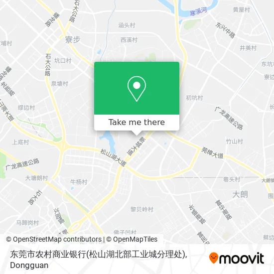 东莞市农村商业银行(松山湖北部工业城分理处) map