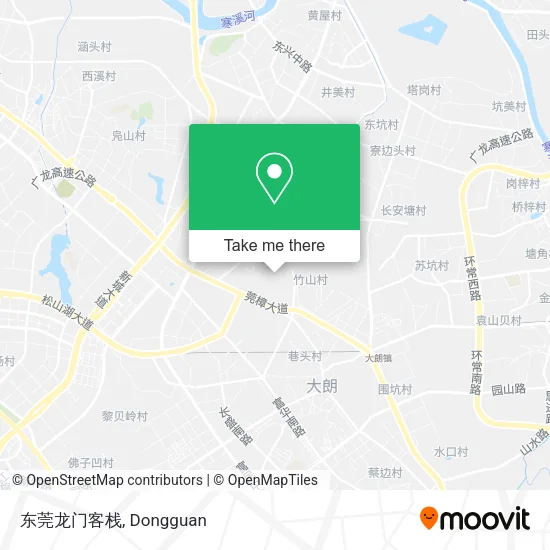 东莞龙门客栈 map