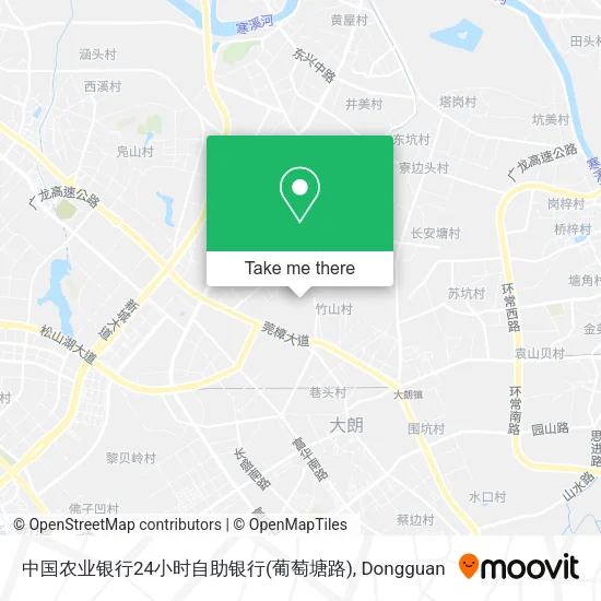 中国农业银行24小时自助银行(葡萄塘路) map