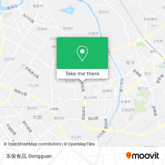 东俊食品 map