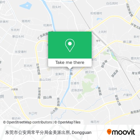 东莞市公安局常平分局金美派出所 map