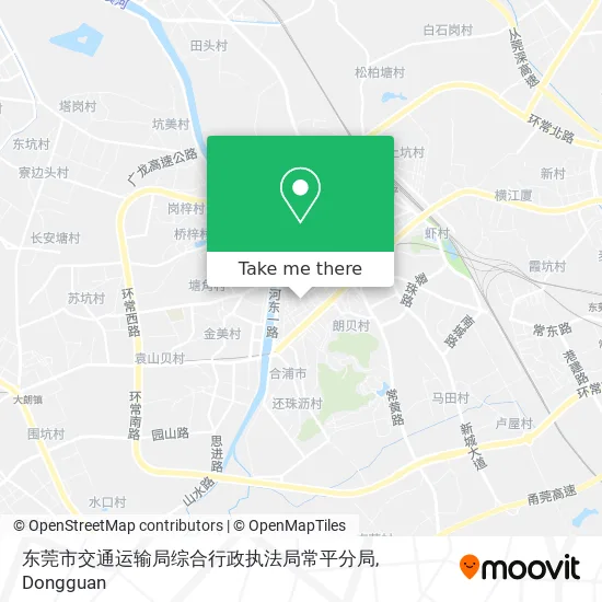 东莞市交通运输局综合行政执法局常平分局 map