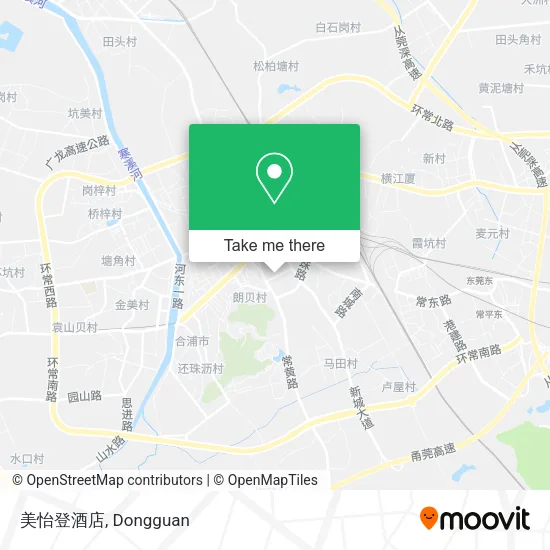 美怡登酒店 map