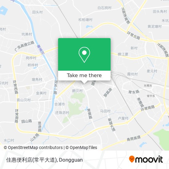 佳惠便利店(常平大道) map