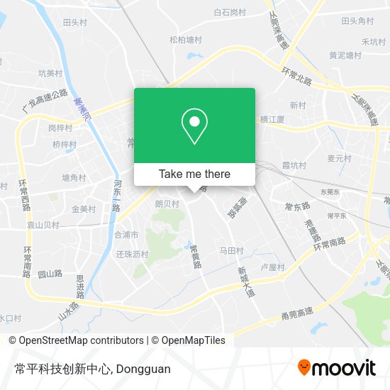 常平科技创新中心 map