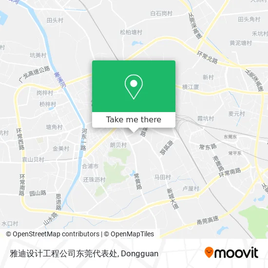 雅迪设计工程公司东莞代表处 map