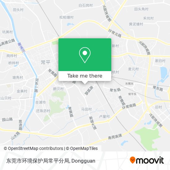 东莞市环境保护局常平分局 map