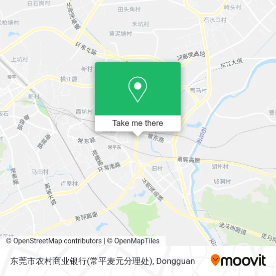 东莞市农村商业银行(常平麦元分理处) map