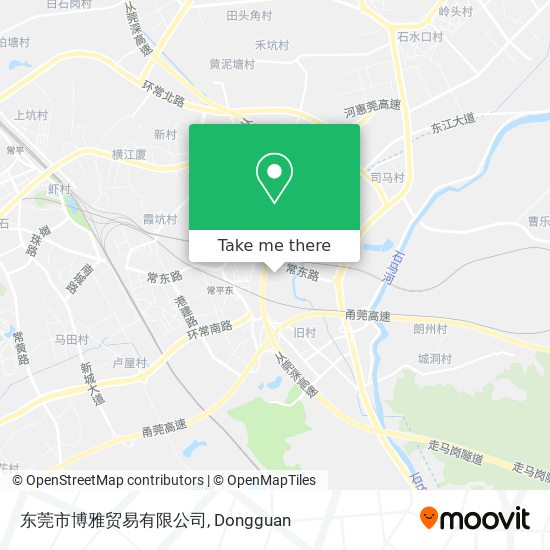 东莞市博雅贸易有限公司 map