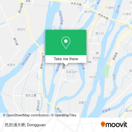 民田涌大桥 map