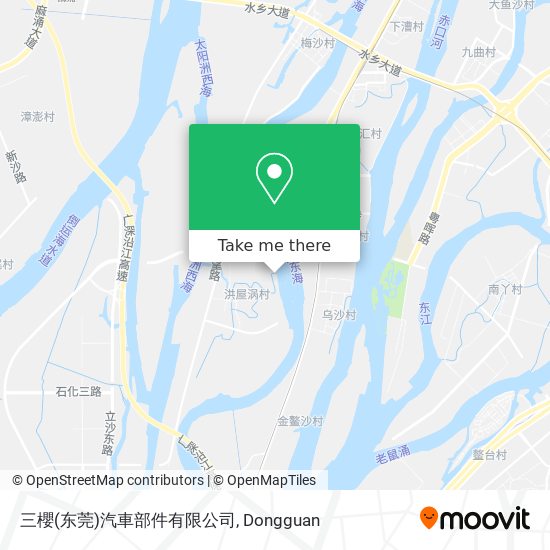 三櫻(东莞)汽車部件有限公司 map
