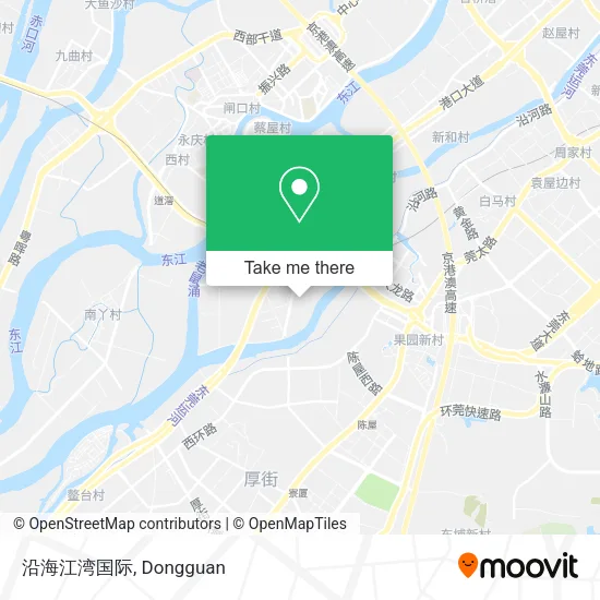 沿海江湾国际 map