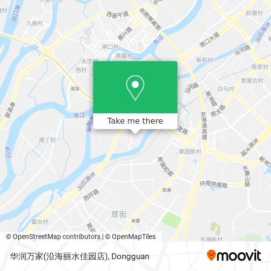 华润万家(沿海丽水佳园店) map