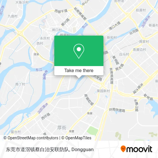 东莞市道滘镇蔡白治安联防队 map