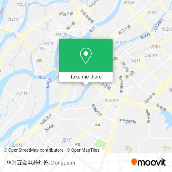 华兴五金电器灯饰 map