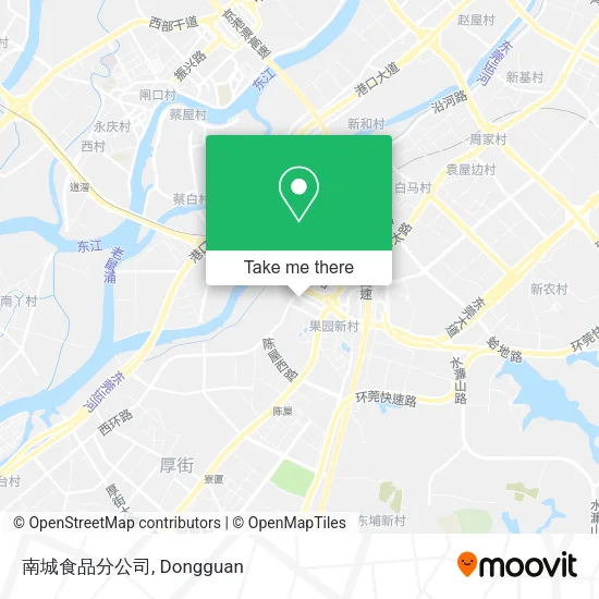 南城食品分公司 map