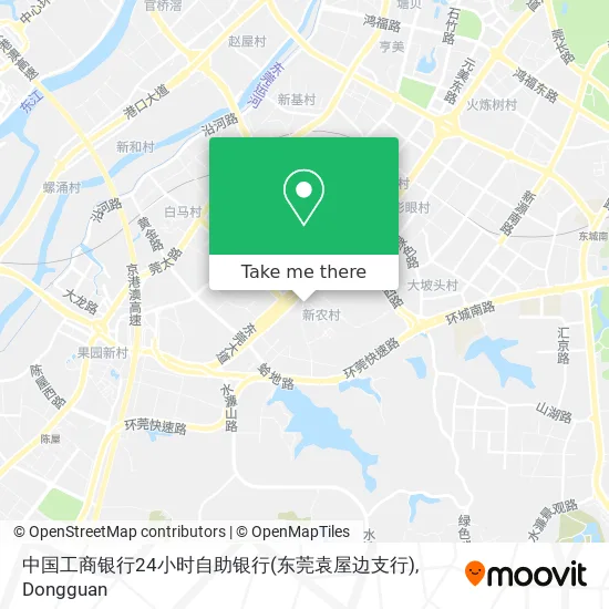 中国工商银行24小时自助银行(东莞袁屋边支行) map