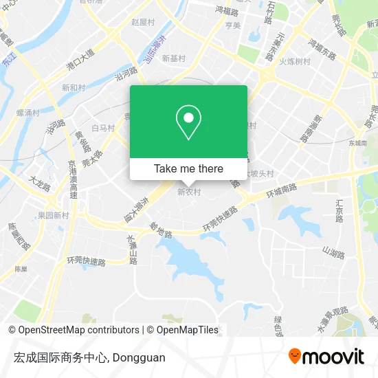 宏成国际商务中心 map