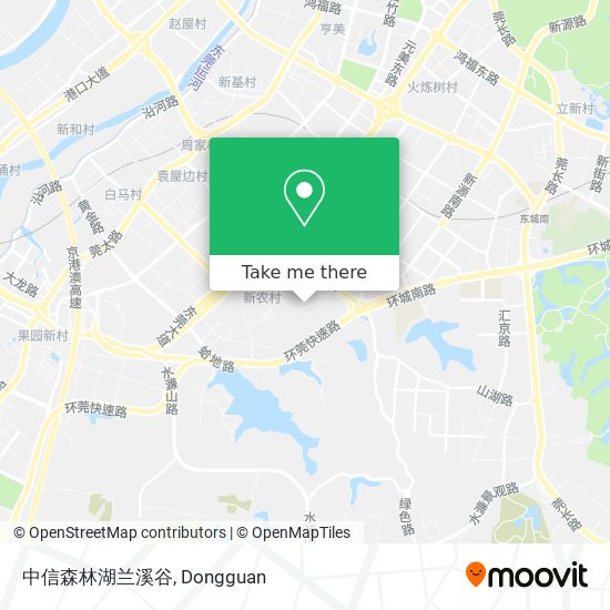 中信森林湖兰溪谷 map