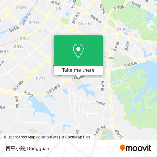 西平小院 map