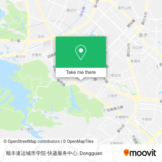 顺丰速运城市学院-快递服务中心 map