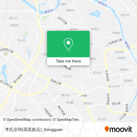 李氏宗祠(高英路店) map