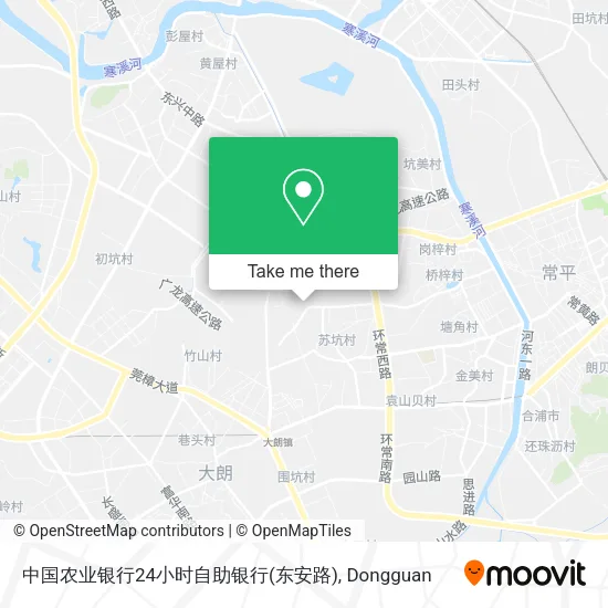 中国农业银行24小时自助银行(东安路) map