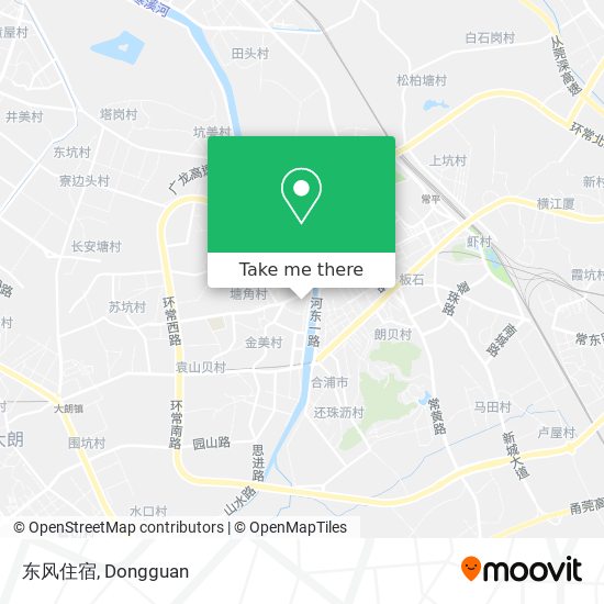 东风住宿 map