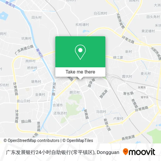广东发展银行24小时自助银行(常平镇区) map