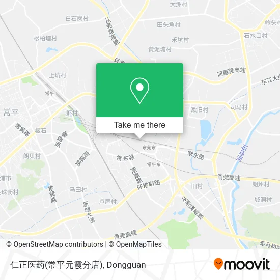 仁正医药(常平元霞分店) map