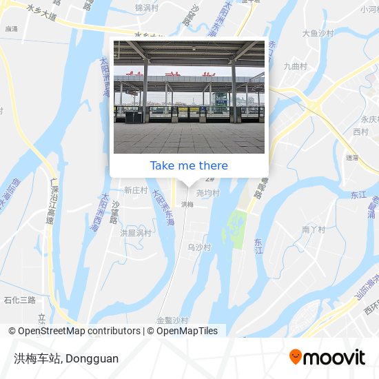洪梅车站 map