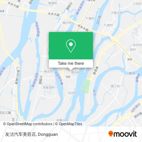 友洁汽车美容店 map