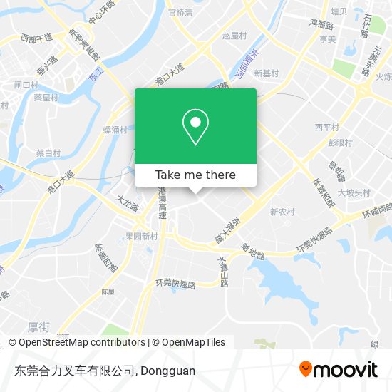东莞合力叉车有限公司 map
