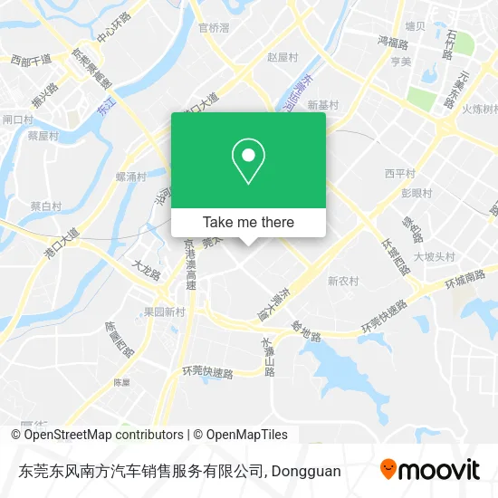 东莞东风南方汽车销售服务有限公司 map