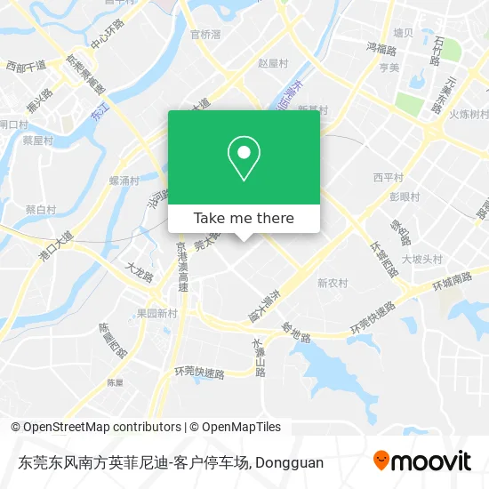 东莞东风南方英菲尼迪-客户停车场 map