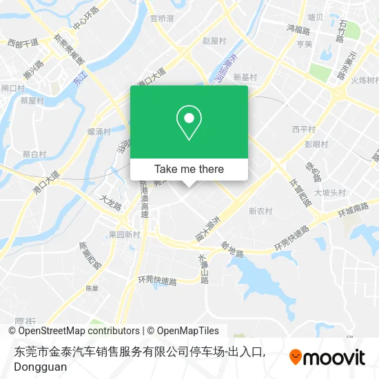 东莞市金泰汽车销售服务有限公司停车场-出入口 map