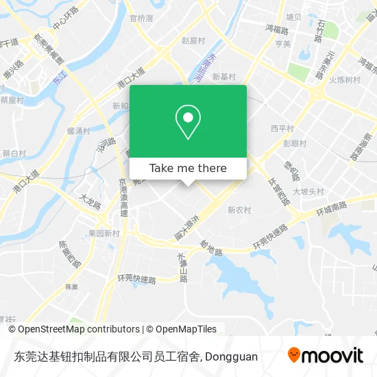东莞达基钮扣制品有限公司员工宿舍 map