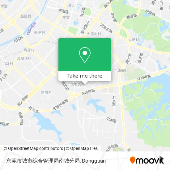 东莞市城市综合管理局南城分局 map