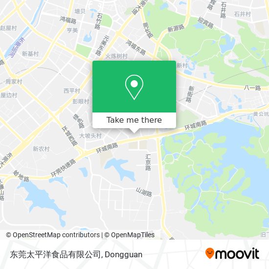 东莞太平洋食品有限公司 map