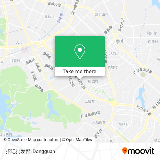 招记批发部 map