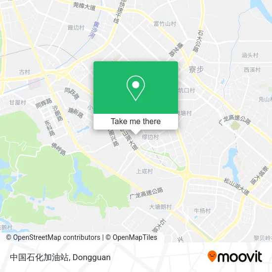 中国石化加油站 map