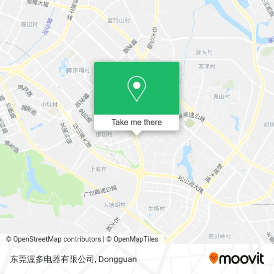 东莞渥多电器有限公司 map