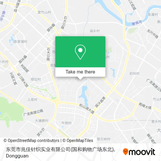 东莞市兆佳针织实业有限公司(国和购物广场东北) map