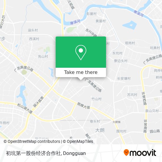 初坑第一股份经济合作社 map