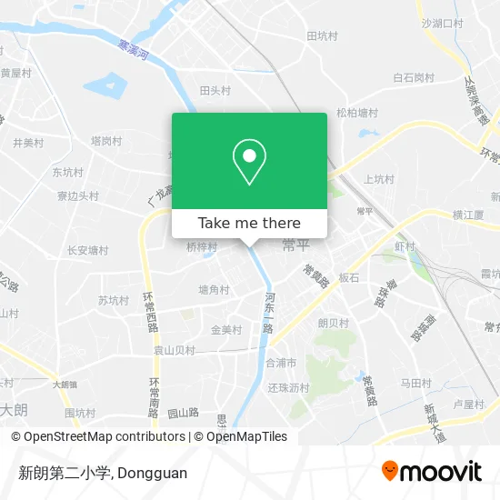 新朗第二小学 map