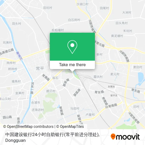 中国建设银行24小时自助银行(常平前进分理处) map