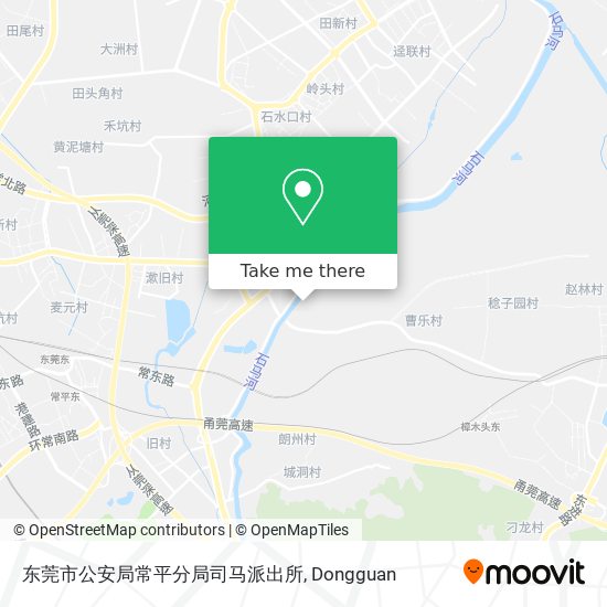 东莞市公安局常平分局司马派出所 map