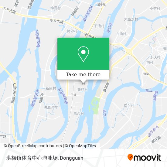 洪梅镇体育中心游泳场 map