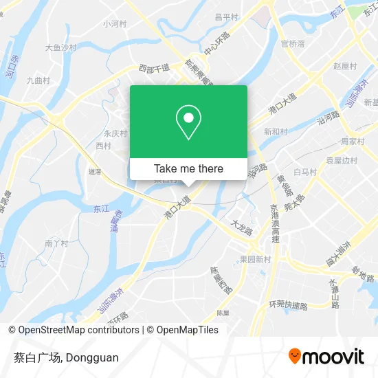 蔡白广场 map
